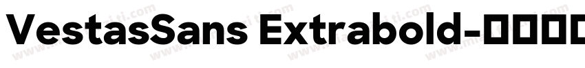 VestasSans Extrabold字体转换